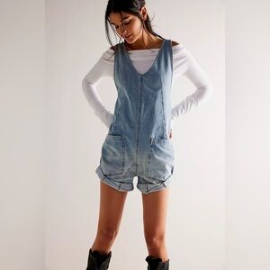 NWOT WeThe Free High Roller Shortall In Bright Eyes Sold Out On Free People